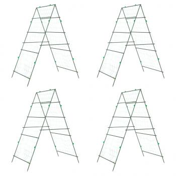 Pflanzennetze 4 Stk. A-Rahmen Stahl