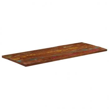 Tischplatte 140x60x2,5 cm Rechteckig Altholz Massiv