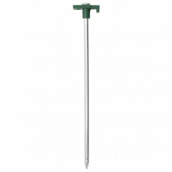 Zeltheringe 12 Stk. 25 cm 7 mm Verzinkter Stahl und PP