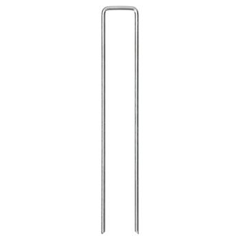 Bodenanker 25 Stk. U-Form 20x4 cm Verzinkter Stahl