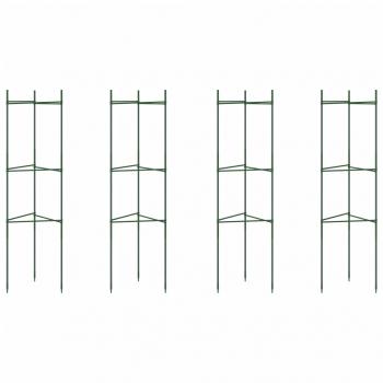 Tomatenkäfige 4 Stk. 116 cm Stahl und PP