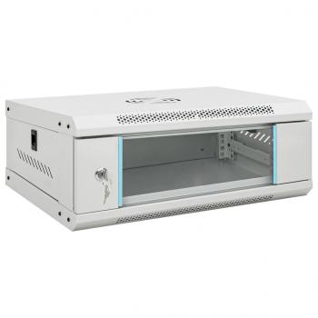 ARDEBO.de - 4U Wand-Netzwerkschrank 19" IP20 53x40x21 cm