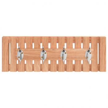 Hakenleiste 42x8,5x14 cm Massivholz Nussbaum