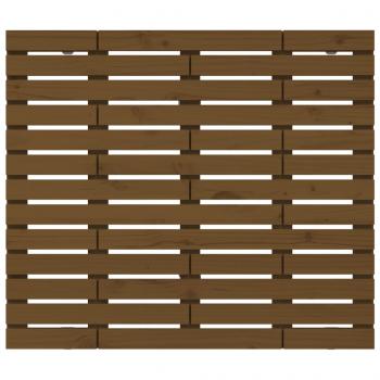 Wand-Kopfteil Honigbraun 81x3x91,5 cm Massivholz Kiefer