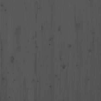 Wand-Kopfteil Grau 126x3x91,5 cm Massivholz Kiefer