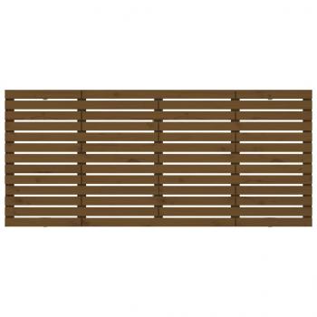 Wand-Kopfteil Honigbraun 166x3x91,5 cm Massivholz Kiefer