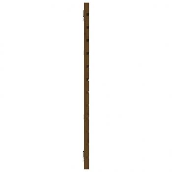 Wand-Kopfteil Honigbraun 166x3x91,5 cm Massivholz Kiefer