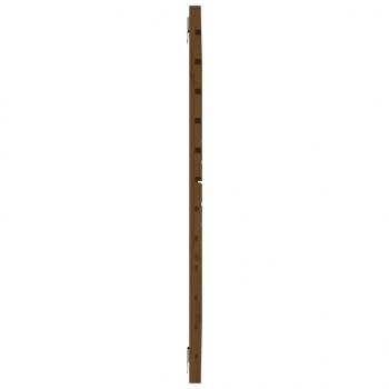 Wand-Kopfteil Honigbraun 141x3x91,5 cm Massivholz Kiefer