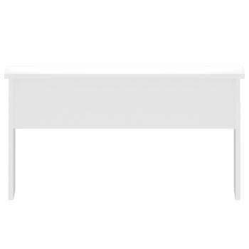 ARDEBO.de - Couchtisch Hochglanz-Weiß 80x50,5x41,5 cm Holzwerkstoff