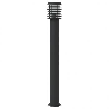 Wegeleuchte Schwarz 110 cm Edelstahl