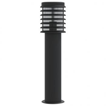 Wegeleuchte Schwarz 60 cm Edelstahl