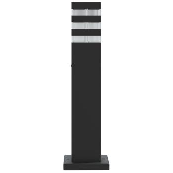 ARDEBO.de - Wegeleuchten 3 Stk. Schwarz 50 cm Aluminium