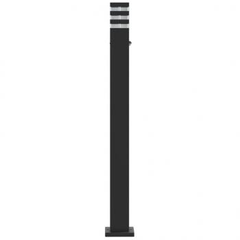 Wegeleuchten mit Bewegungsmelder 3 Stk. Schwarz 110cm Aluminium