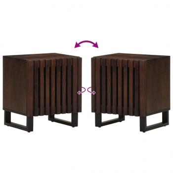 Nachttisch 40x34x46 cm Massivholz Mango