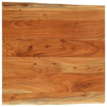 ARDEBO.de - Tischplatte 80x80x3,8 cm Rechteckig Massivholz Akazie Baumkante