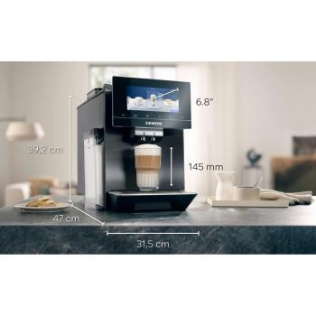 Siemens TQ907D03 EQ900 Kaffeevollautomat, 1500W, baristaMode, superSilent, dualBean, Edelstahl