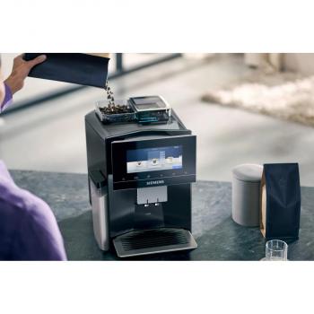 Siemens TQ907D03 EQ900 Kaffeevollautomat, 1500W, baristaMode, superSilent, dualBean, Edelstahl