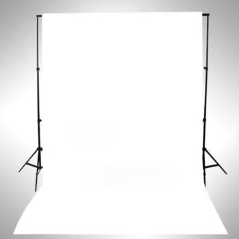 Fotostudio-Set mit Lampen und Hintergrundsystem