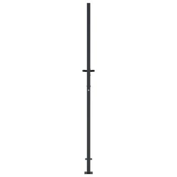 Gartentor Anthrazit 105x205 cm Stahl Baum-Design