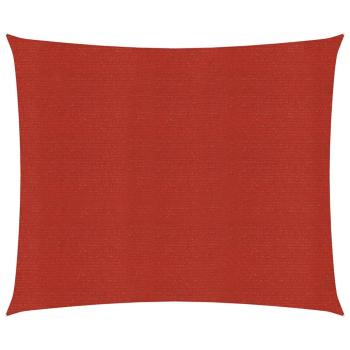 Sonnensegel 160 g/m² Rot 2,5x3 m HDPE