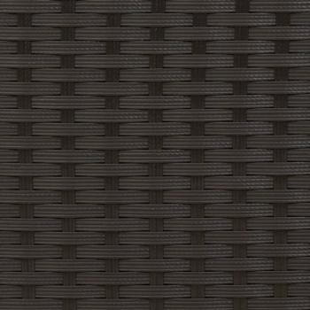 Doppel-Sonnenliege mit Dach und Auflagen Schwarz Poly Rattan *ANGEBOT*