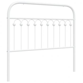 Kopfteil Metall Weiß 107 cm