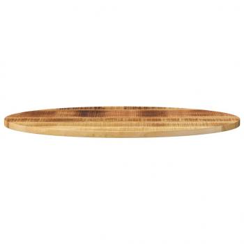 Tischplatte 90x40x2,5 cm Oval Massivholz Mango