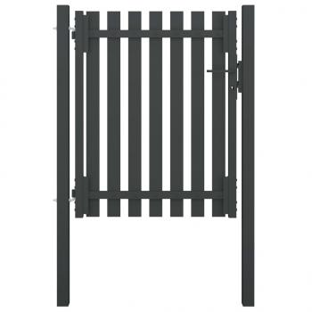 ARDEBO.de - Gartentor Stahl 1x1,5 m Anthrazit