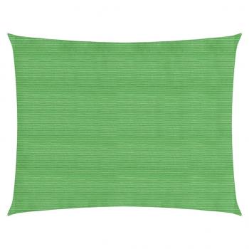 ARDEBO.de - Sonnensegel 160 g/m² Hellgrün 5x6 m HDPE