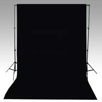 Fotostudio-Set mit Lampen und Hintergrundsystem