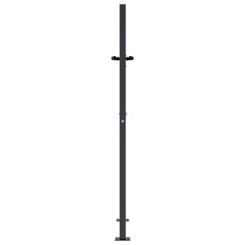 Gartentor Anthrazit 105x130 cm Stahl Baum-Design