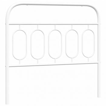 Kopfteil Metall Weiß 107 cm