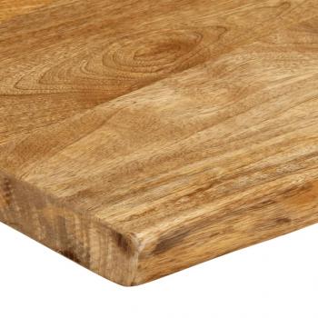Tischplatte mit Baumkante 100x40x3,8 cm Massivholz Mango