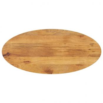 ARDEBO.de - Tischplatte 100x40x2,5 cm Oval Massivholz Mango