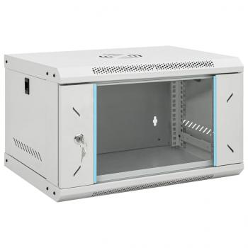ARDEBO.de - 6U Wand-Netzwerkschrank 19" IP20 53x40x30 cm