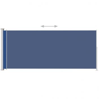 Seitenmarkise Ausziehbar 200x500 cm Blau