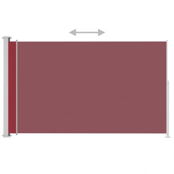 Seitenmarkise Ausziehbar 220x300 cm Rot