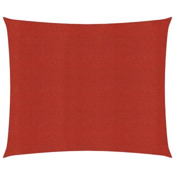 ARDEBO.de - Sonnensegel 160 g/m² Rot 2x2,5 m HDPE