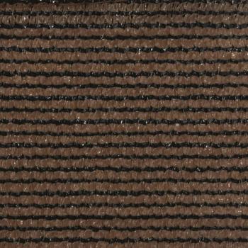 Sonnensegel 160 g/m² Braun 2,5x3 m HDPE