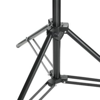 Fotostudio-Set mit Lampen-Set und Hintergrund