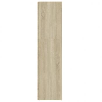 Eckregal Sonoma-Eiche 33x33x132 cm Holzwerkstoff