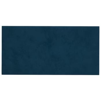 Wandpaneele 12 Stk. Blau 60x30 cm Samt 2,16 m²
