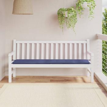 ARDEBO.de - Gartenbank-Auflage Marineblau 180x50x3 cm Oxford-Gewebe