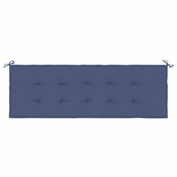 Gartenbank-Auflage Marineblau 150x50x3 cm Oxford-Gewebe