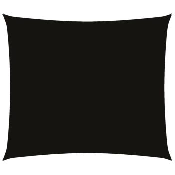 Sonnensegel Oxford-Gewebe Rechteckig 2x2,5 m Schwarz