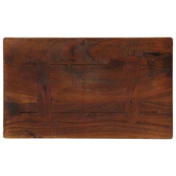 ARDEBO.de - Tischplatte 60x20x3,8 cm Rechteckig Altholz Massiv