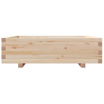 Pflanzkübel 90x90x26,5 cm Massivholz Kiefer