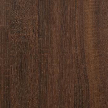 Schreibtisch mit Schubladen Braun Eichen-Optik 102x50x76 cm