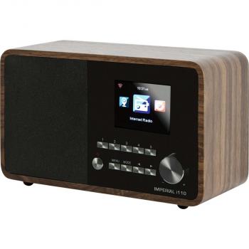 i110 WLAN-Internet-Radio mit Media-Player-Funktion Holzoptik