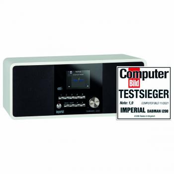 ARDEBO.de - DABMAN i200 Multifunktionales Stereo-Radio DAB+ / FM / Internet Weiß